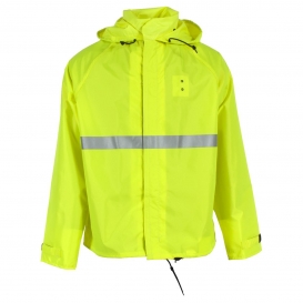 Neese 475MJD Duty Motorcycle Jacket with Attached Hood - Yellow
