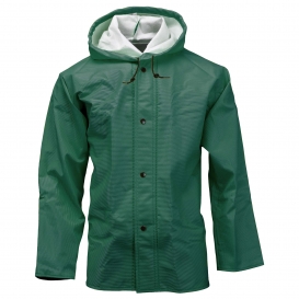 Neese 56AJ Dura Quilt Rain Jacket with Attached Hood - Green