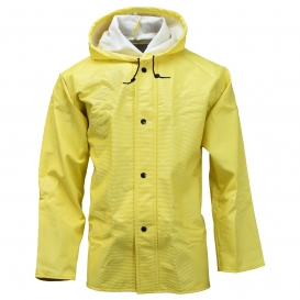 Neese 56AJ Dura Quilt Rain Jacket with Attached Hood - Safety Yellow