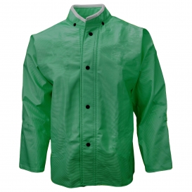 Neese 56SJ Dura Quilt Rain Jacket with Snap On Hood - Green