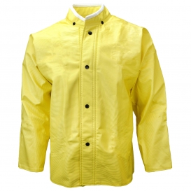 Neese 56SJ Dura Quilt Rain Jacket with Snap On Hood - Safety Yellow