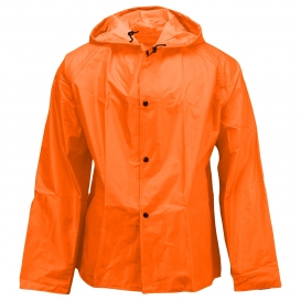 Neese 77AJ Sani Light Rain Jacket with Attached Hood - Orange