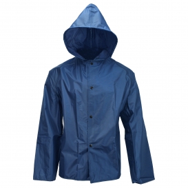 Neese 77AJ Sani Light Rain Jacket with Attached Hood - Royal Blue