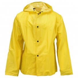 Neese 77AJ Sani Light Rain Jacket with Attached Hood - Safety Yellow