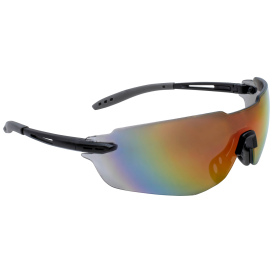 Radians APH1-R0 Aphelion Frameless Safety Glasses - Grey Temples - Rainbow Mirror Lens