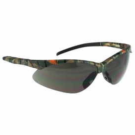 Radians APJ4-21 Rad-Apocalypse Junior Safety Glasses - Small Camo Frame - Smoke Anti-Fog Lens