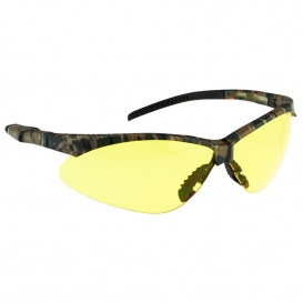 Radians APJ4-41 Rad-Apocalypse Junior Safety Glasses - Small Camo Frame - Amber Anti-Fog Lens