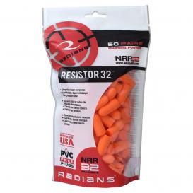 Radians FP70BG50 Resistor Uncorded Disposable Foam Ear Plugs - NRR 32dB