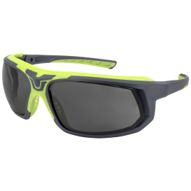 Radians GLF1-20D GLYF Safety Glasses - Green Frame - Smoke/Gray Lens