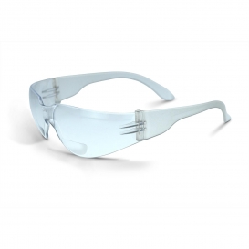 Radians MRB115ID Mirage Bi-Focal Safety Glasses - Clear Temples - Clear Bifocal Lens