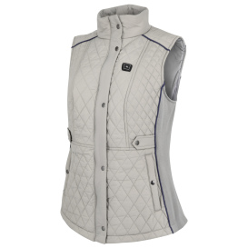 Radians RHG-V202 Women\'s Quilted Heated Vest - Gray