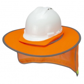 Radians RHHS-01 Collapsible Hard Hat Neck Shade - Orange