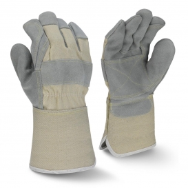 Radians RWG3400WDPG Side Split Cowhide Leather Gloves - Gauntlet Cuff