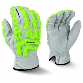 Radians RWG51 Kamori Grain Goat Skin Work Gloves - TPR Impact Protection