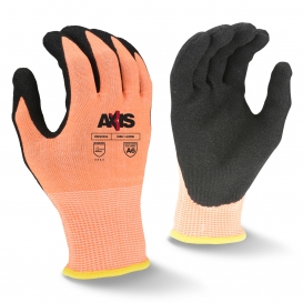 Radians RWG559 Axis Cut Level A6 Work Gloves - Sandy Nitrile Palm Coating