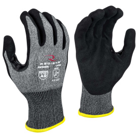Radians RWG589 Cut Level A9 Sandy Foam Nitrile Coated Work Gloves