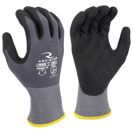 Radians RWG63 Touchscreen Nylon/Spandex Shell with Micro Foam Nitrile Coated Gloves