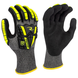 Radians RWG723 TEKTYE Cut Level A6 Nitrile Palm Work Gloves