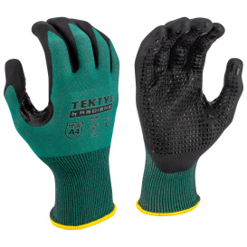 Radians RWG738 TEKTYE Cut Level A4 Nitrile Dotted Palm Work Gloves