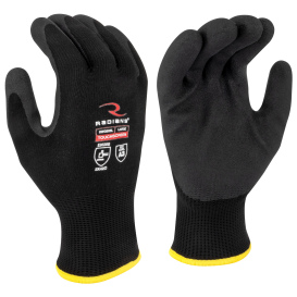 Radians RWG803 Cut Level A3 Foam PVC Palm Coated Gloves