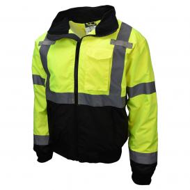 Radians SJ110B-3ZGS Type R Class 3 Two-in-One Bomber Jacket - Yellow/Black