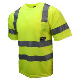 Radians ST11-3PGS Type R Class 3 Mesh Safety Shirt - Yellow/Lime