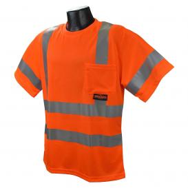 Delta Plus Panoply Feeder High Visibility Orange Mens T-Shirt Hi-Vis Hi-Viz Tee 