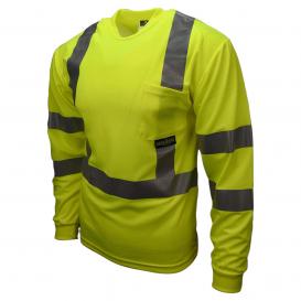 Radians ST21-3PGS Type R Class 3 Mesh Safety Shirt - Yellow/Lime