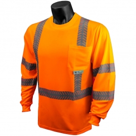 Radians ST24-3 Type R Class 3 Mesh Safety Shirt with UV Protection - Orange