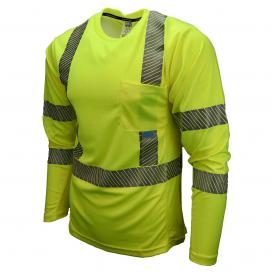 Radians ST31-3PGS Type R Class 3 Mesh Safety Shirt with RadCool - Yellow/Lime