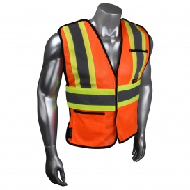 Radians SV010X-1 Type R Class 2 Economy Breakaway X-Back Safety Vest - Orange