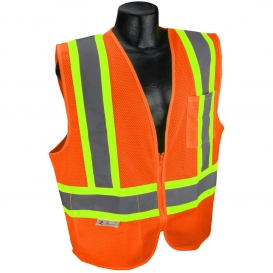 Radians SV22X-2ZOM Type R Class 2 Mesh Two-Tone X-Back Safety Vest - Orange