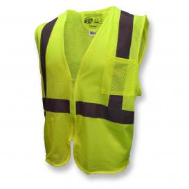 Radians SV25-2ZGM Type R Class 2 Economy Self Extinguishing Safety Vest - Yellow/Lime