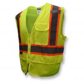 Radians SV272-2ZGM Type R Class 2 Multipurpose Surveyor Safety Vest - Yellow/Lime