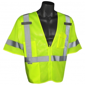 Radians SV3ZGM Economy Mesh Type R Class 3 Safety Vest - Yellow/Lime