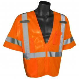Radians SV3ZOM Economy Mesh Type R Class 3 Safety Vest - Orange
