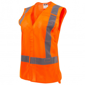 Radians SV4W Type R Class 2 Women\'s Breakaway Safety Vest - Orange