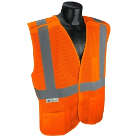 Radians SV4X-2VOM Type R Class 2 Mesh Breakaway X-Back Safety Vest - Orange
