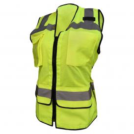 Radians SV59W Type R Class 2 Women\'s Heavy Duty Surveyor Safety Vest - Yellow/Lime