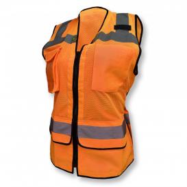 Radians SV59W-2ZOM Type R Class 2 Ladies Heavy Duty Surveyor Safety Vest - Orange