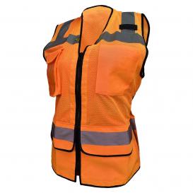 Radians SV59W Type R Class 2 Women\'s Heavy Duty Surveyor Safety Vest - Orange