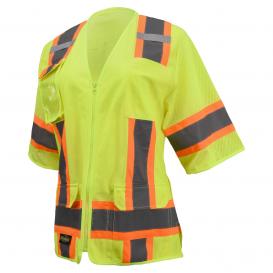Radians SV63W Type R Class 3 Women\'s Two-Tone Surveyor Safety Vest - Yellow/Lime