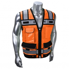 Radians SV65-2ZOM Type R Class 2 Heavy Duty Surveyor Safety Vest - Orange