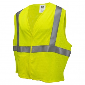 Radians SV97-M2VGMFR Premium Modacrylic FR Type R Class 2 Safety Vest - Yellow/Lime