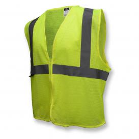 Radians SVE1 Type R Class 2 Economy Safety Vest with No Pockets - Yellow/Lime