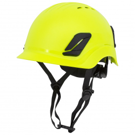 Radians THRXV Titanium Vented Climbing Cap Style Helmet - Hi-Vis Yellow