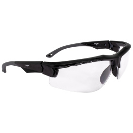 Radians TXE1-10ID Thraxus Elite Safety Glasses - Black Frame - Clear Lens