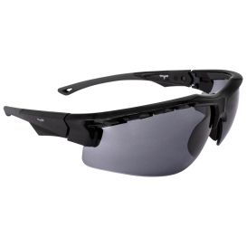 Radians TXE1-20ID Thraxus Elite Safety Glasses - Black Frame - Smoke Lens