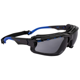 Radians TXE2-23ID Thraxus Elite Safety Glasses - Black/Blue Frame - Smoke IQuity Anti-Fog Lens
