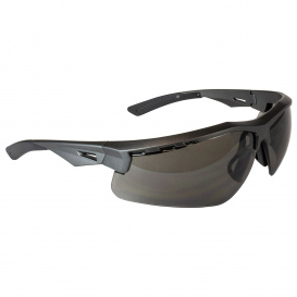 Radians TXM6-23ID Thraxus Safety Glasses - Gunmetal Frame - Smoke IQ Anti-Fog Lens